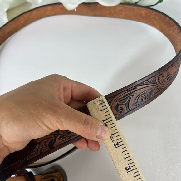 Mens Full grain cowhide leather Belt size 44 - Picture 9 of 13